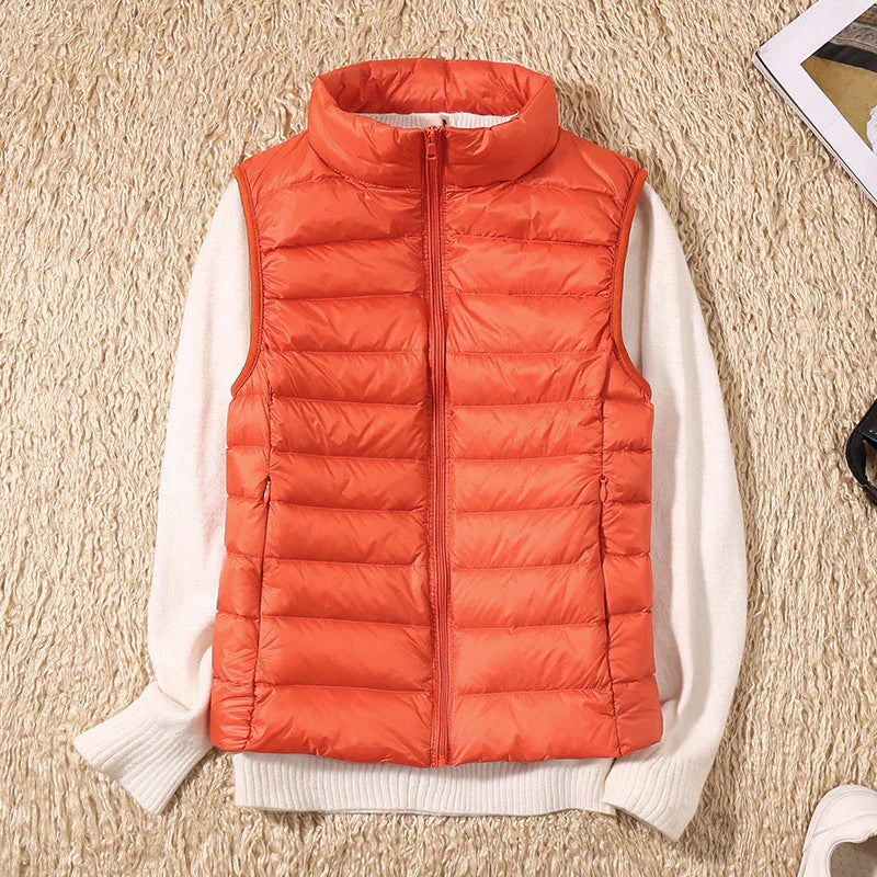 Galora™ | Light Puffer Vest with White Duck Down