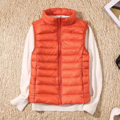 Galora™ | Light Puffer Vest with White Duck Down