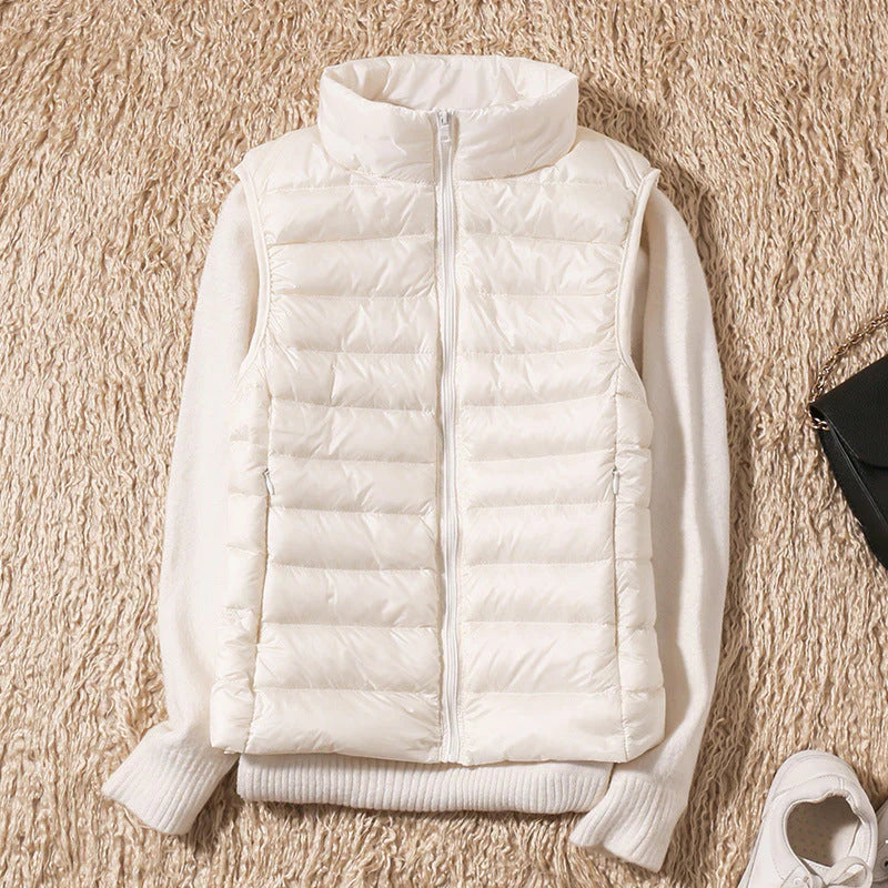 Galora™ | Light Puffer Vest with White Duck Down
