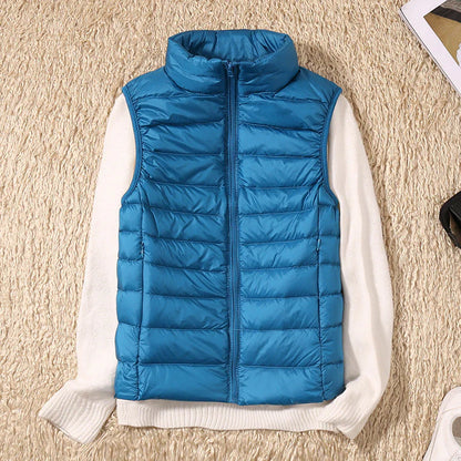 Galora™ | Light Puffer Vest with White Duck Down