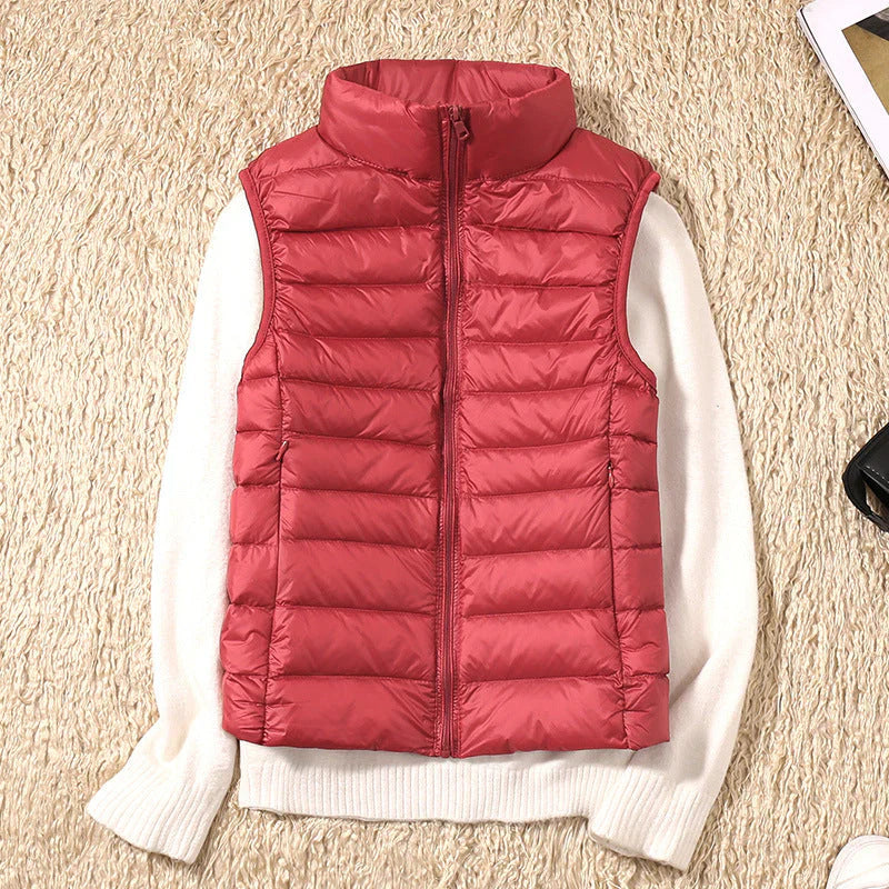 Galora™ | Light Puffer Vest with White Duck Down