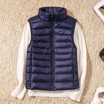 Galora™ | Light Puffer Vest with White Duck Down