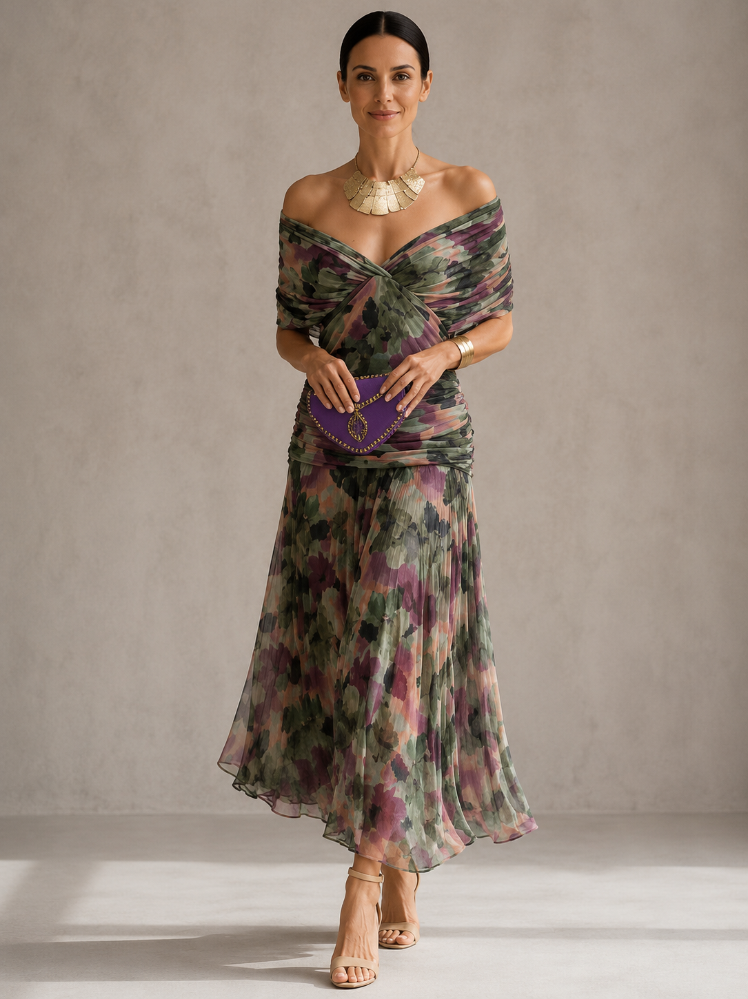 Frankie | Coral Evening Dress