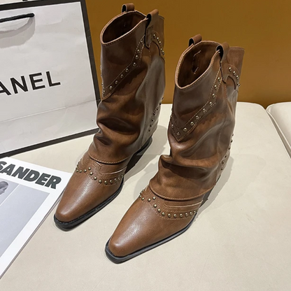 Sierra | Studded Western Boots