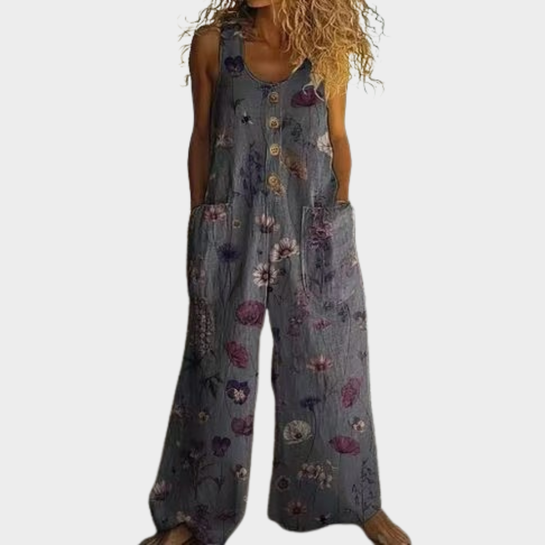 Juniper | Orchard Print Casual Jumpsuit