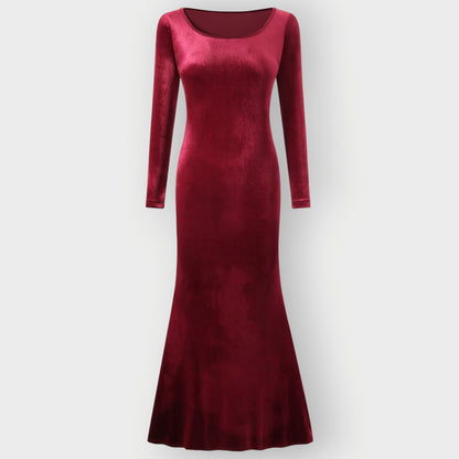 Kryenna | Luxe Evening Silhouette Velvet Gown