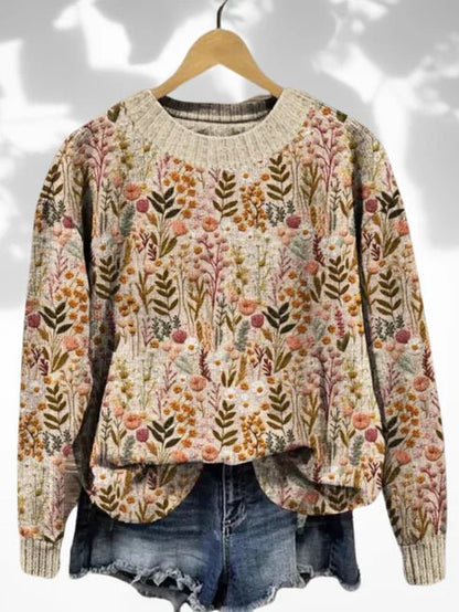 Miriam | Elegant Floral Knit