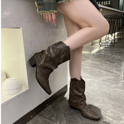 Sierra | Studded Western Boots