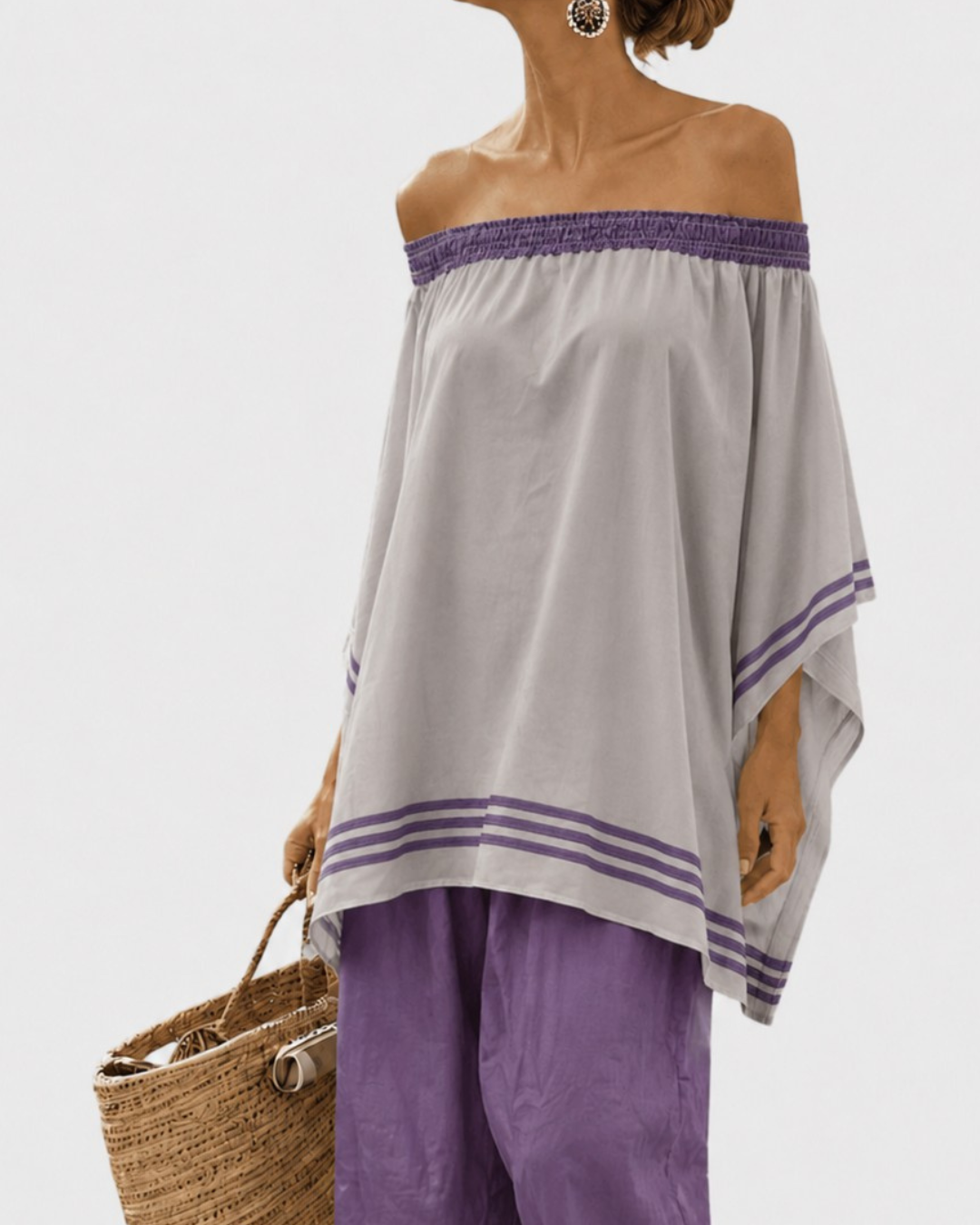 Zandrel | Off-Shoulder Top Set