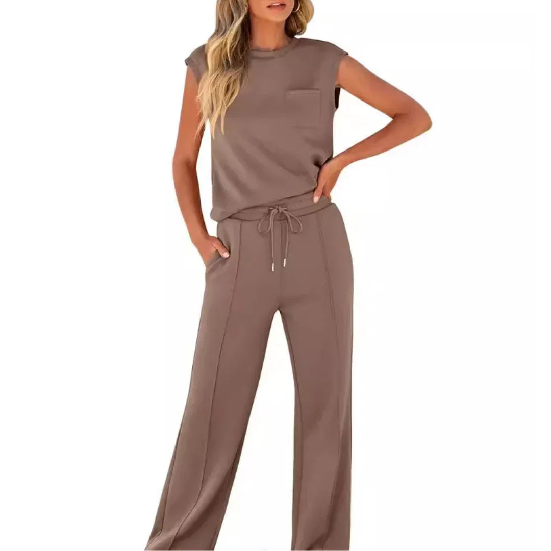 Ferrantine | Brown Lounge Set