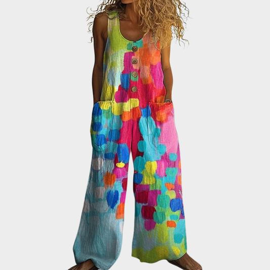 Soleil | Garden Path Print Jumpsuit