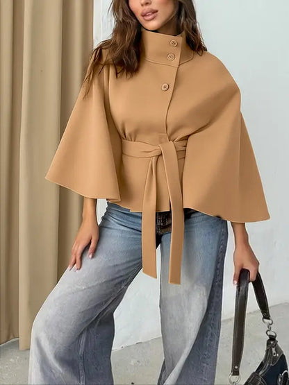 Thelma | Front Buckle Belted Coat