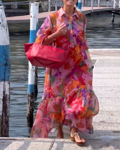 Tasia | Graceful Vibrant Dress