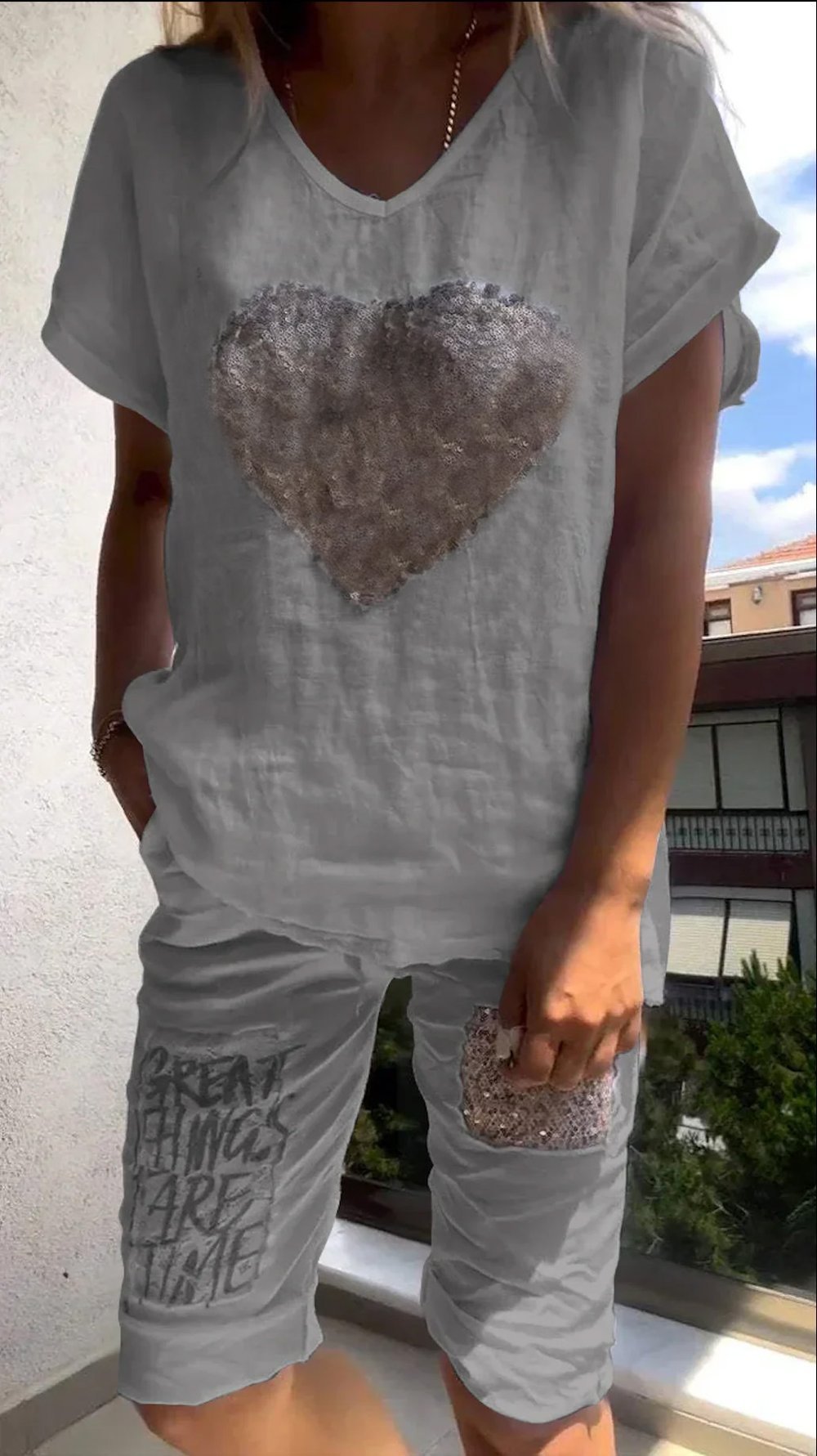 Gray / 5XL (22-24)