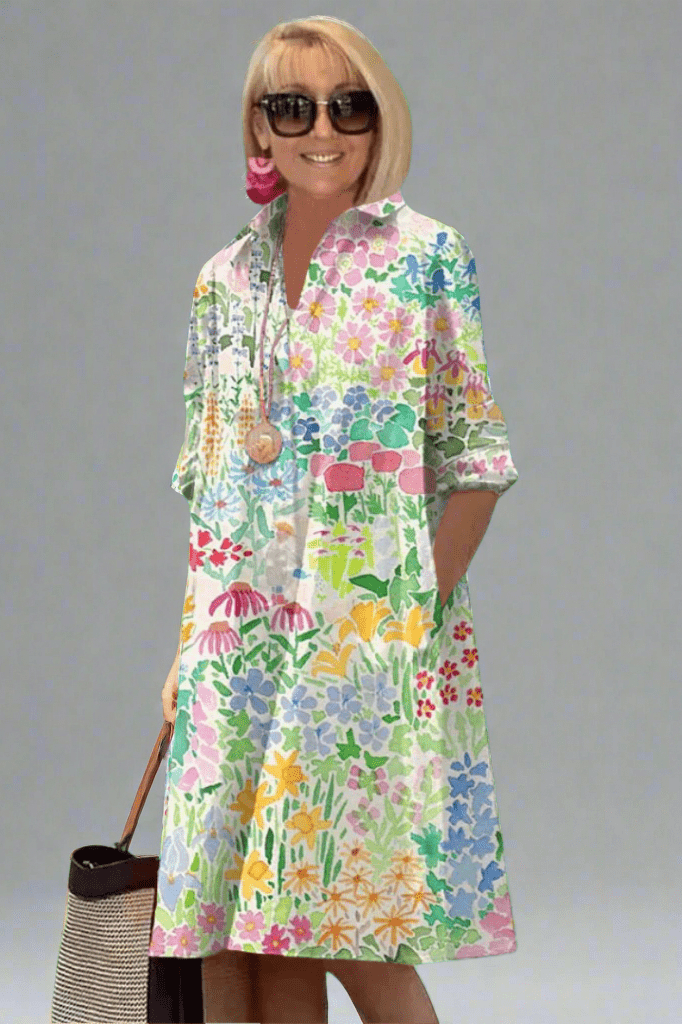 Multicolored Floral / 3XL / 20-22
