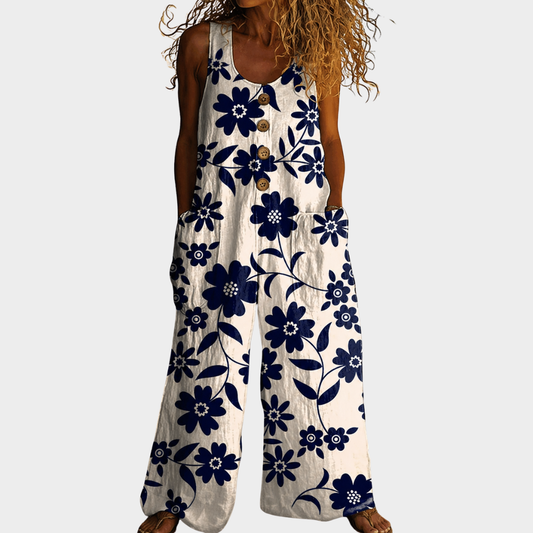Kealoha | Artistic Print Fluid Jumpsuit