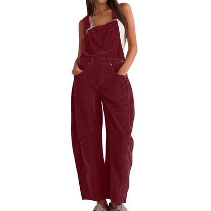 Ethel | Stylish Barrel Wide Leg Overall Jumpsuit
