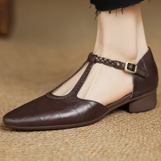 Vivienne | Leather Mary Janes