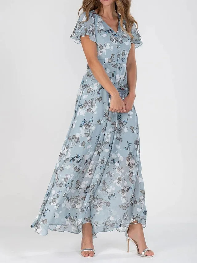 Brenda | Flowing Floral Maxi Dress