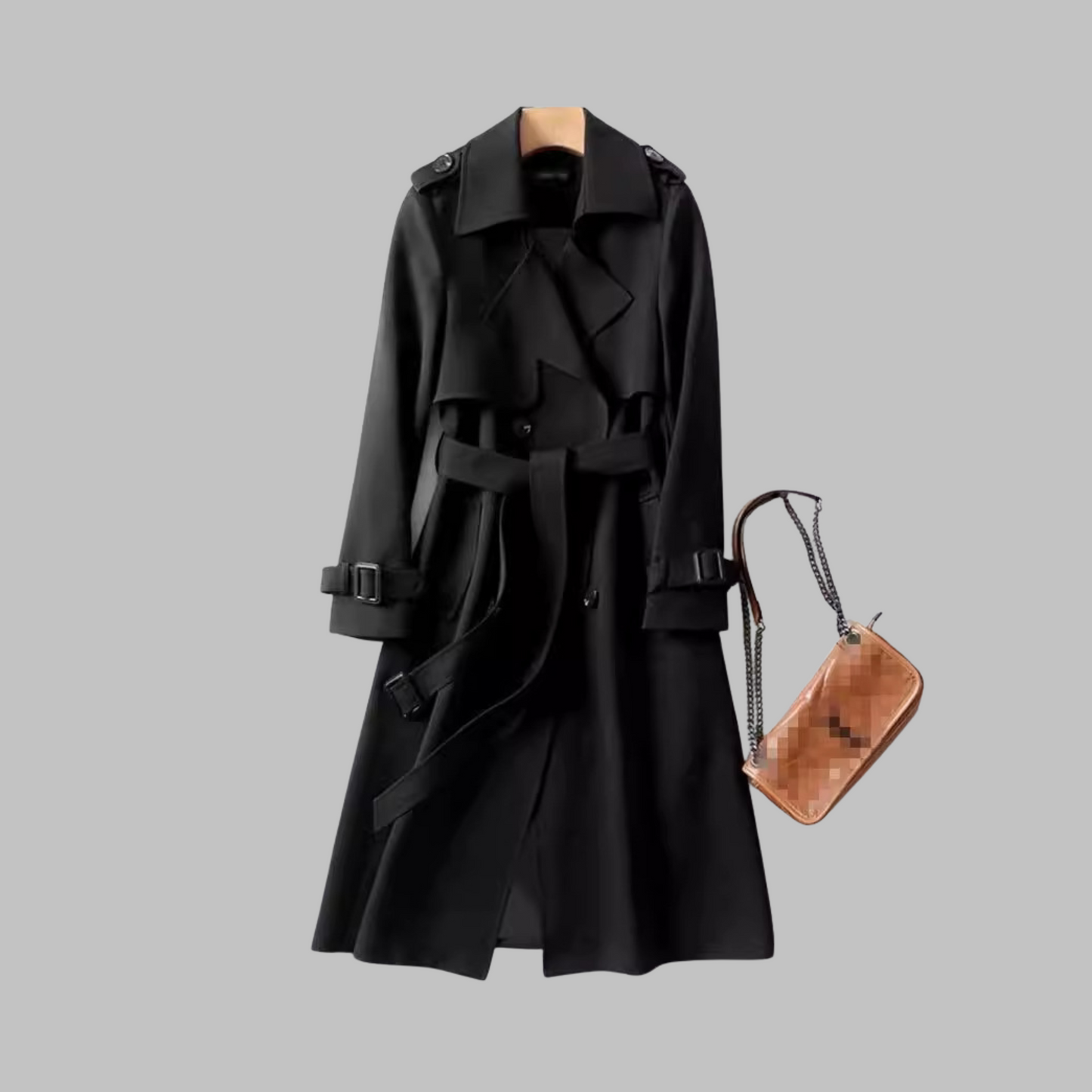 Tia | Knee-Length Loose Coat
