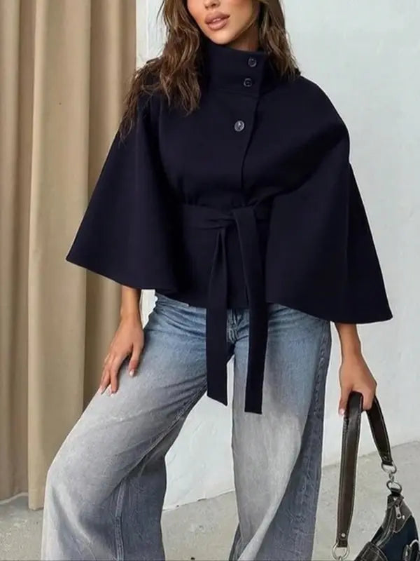 Thelma | Front Buckle Belted Coat
