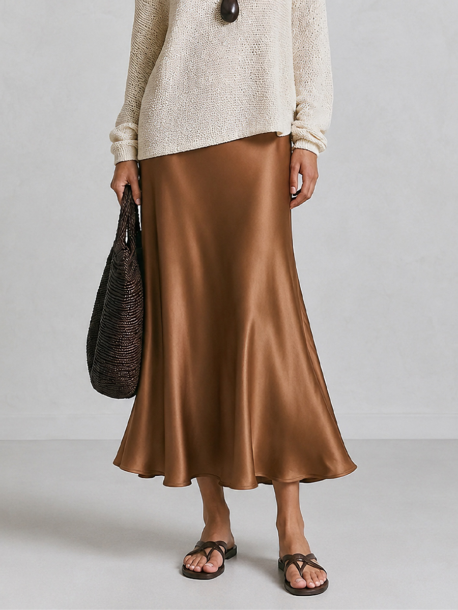 Winifred | Slouchy One-Shoulder Long Sleeve Knit Pullover