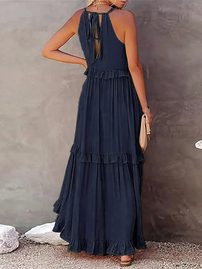 Cherry | Flow & Flutter Maxi Dress