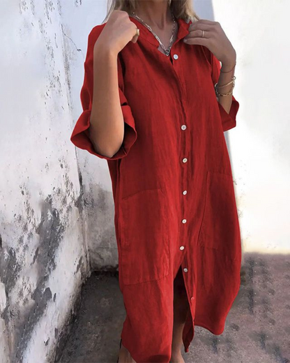 Calixa | Graceful Shirt Dress