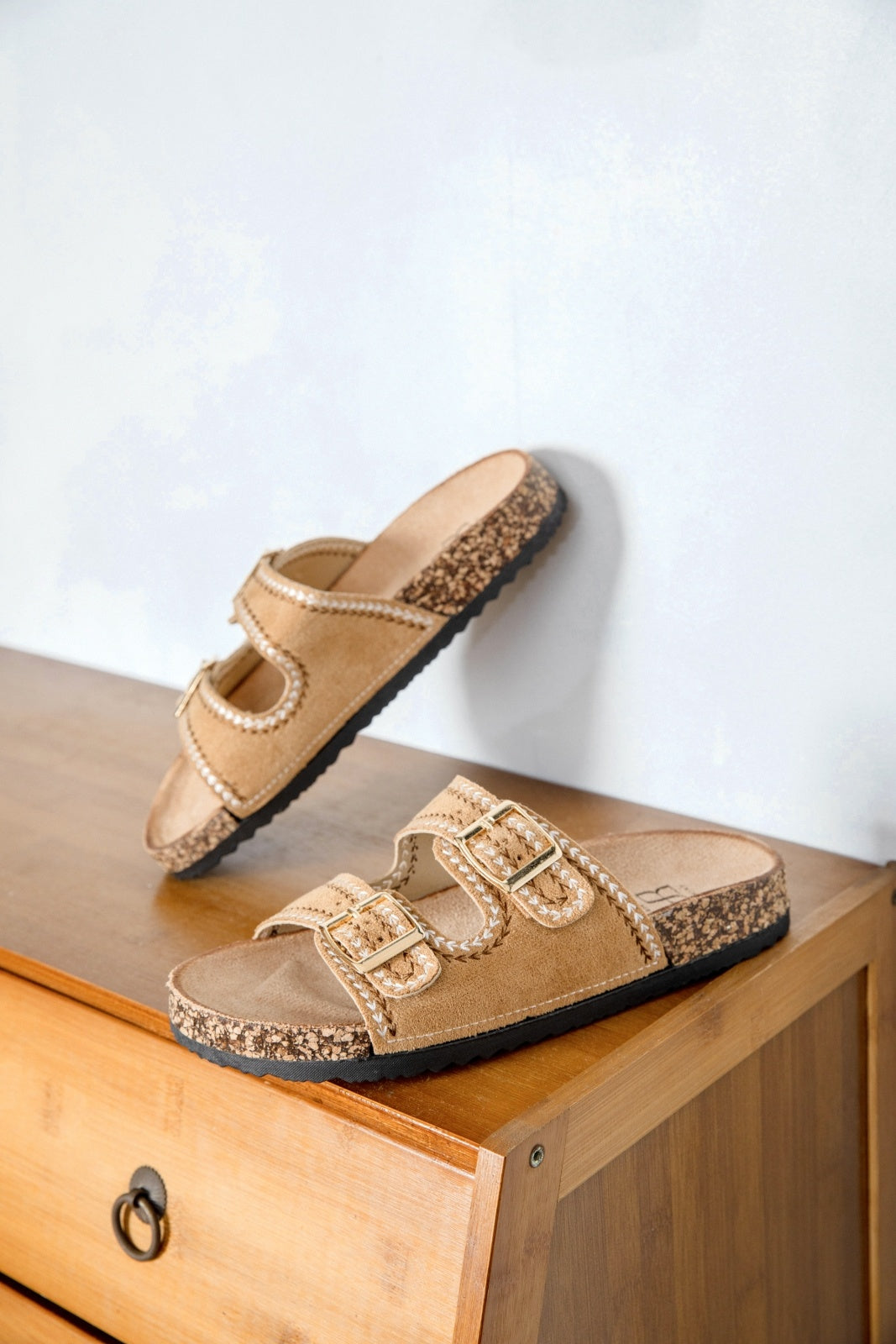 Verity | Beige Wedge Sandal