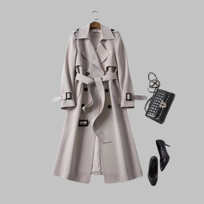 Tia | Knee-Length Loose Coat