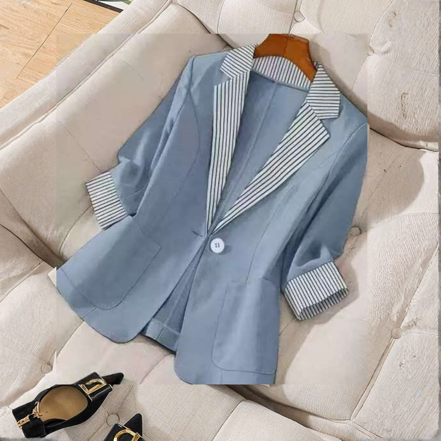 Gillian | Classy Button Front Long Sleeve