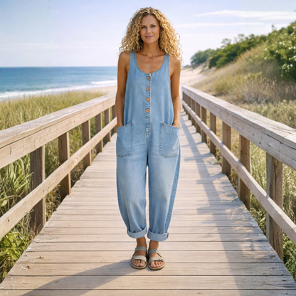 Ardana | Relaxed Denim Jumpsuit