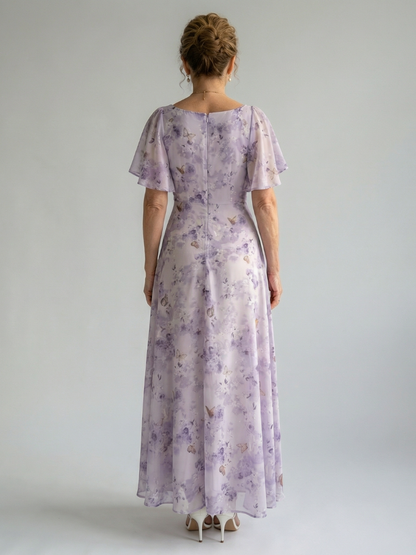 Vaelis | Midi Dress with Flared Sleeves