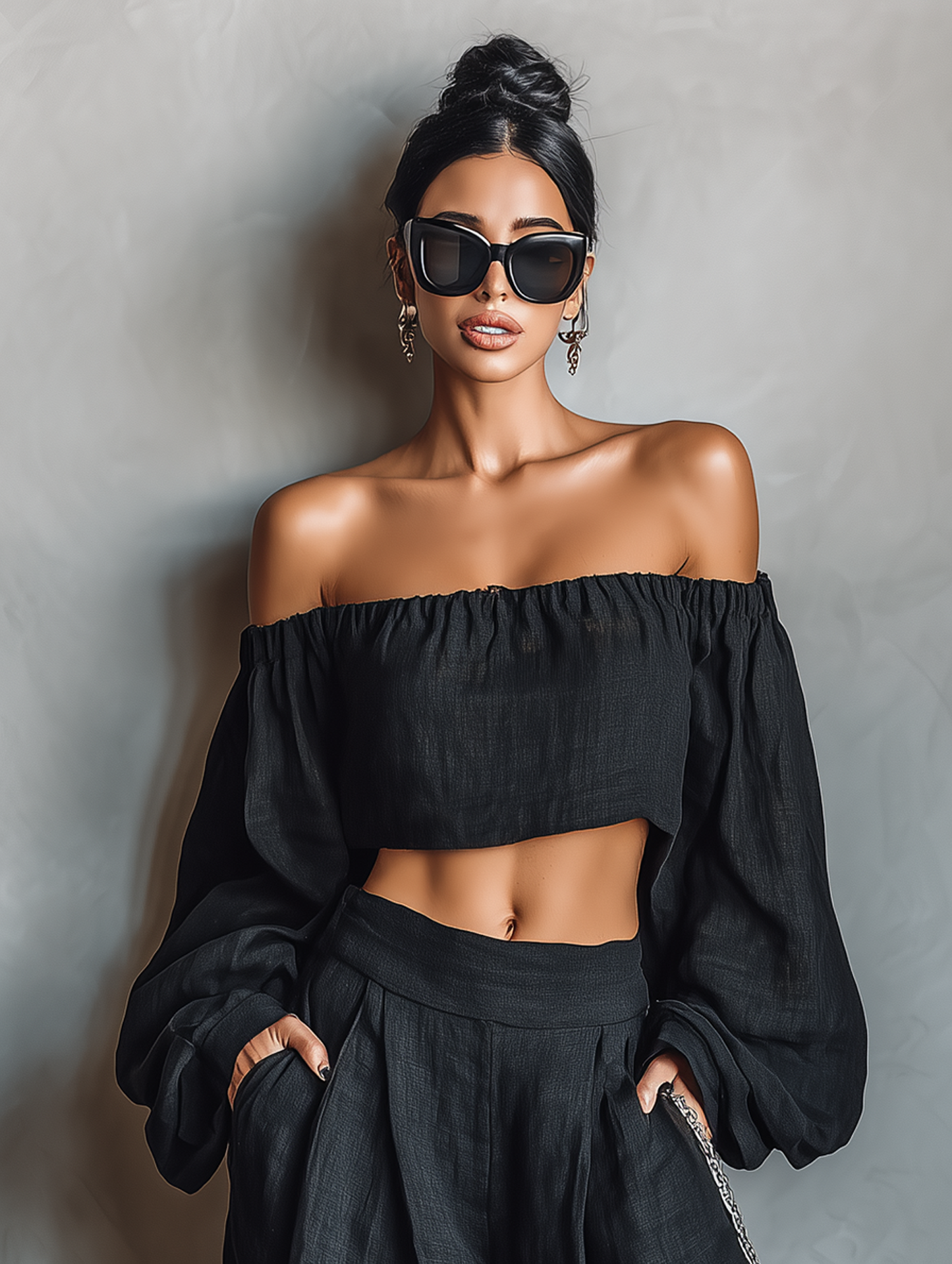 Layla | Strapless Linen Set