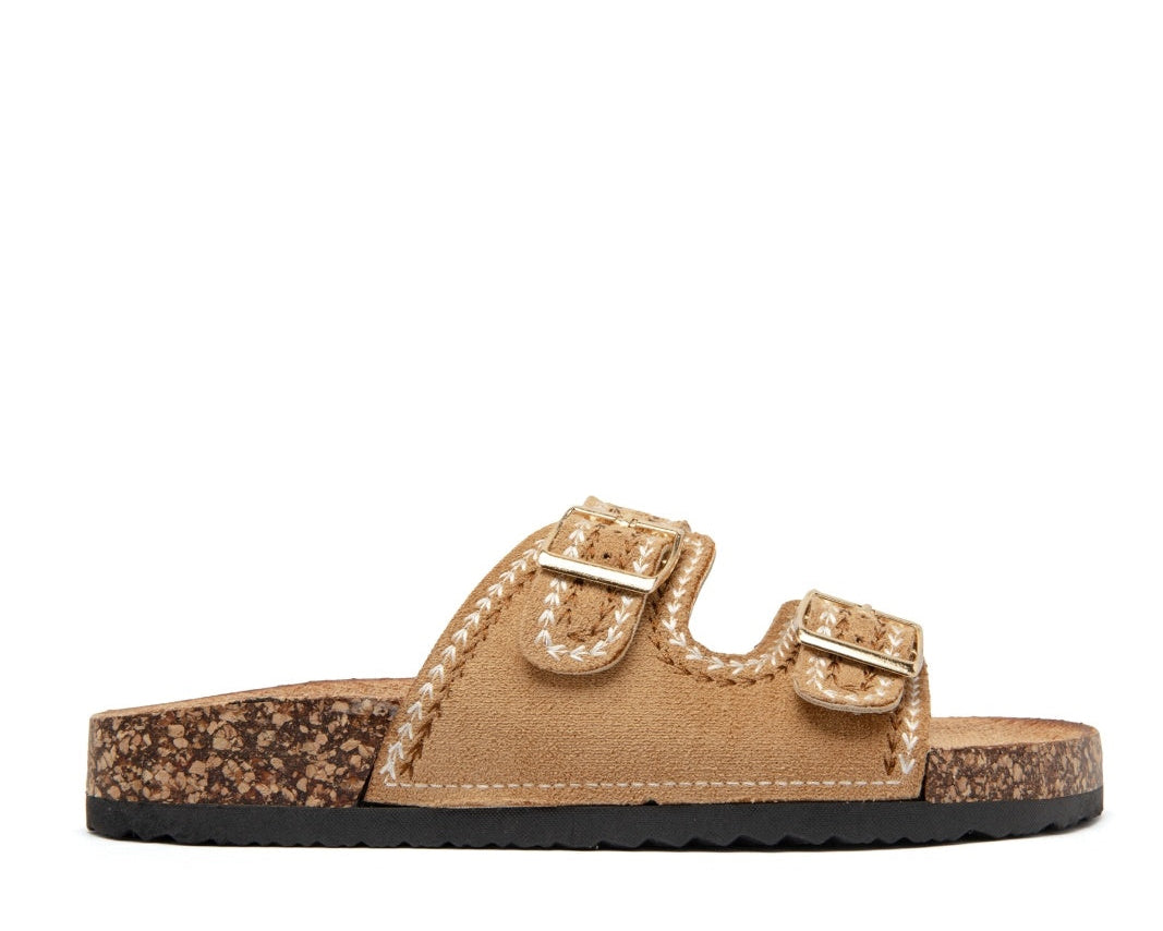 Verity | Beige Wedge Sandal