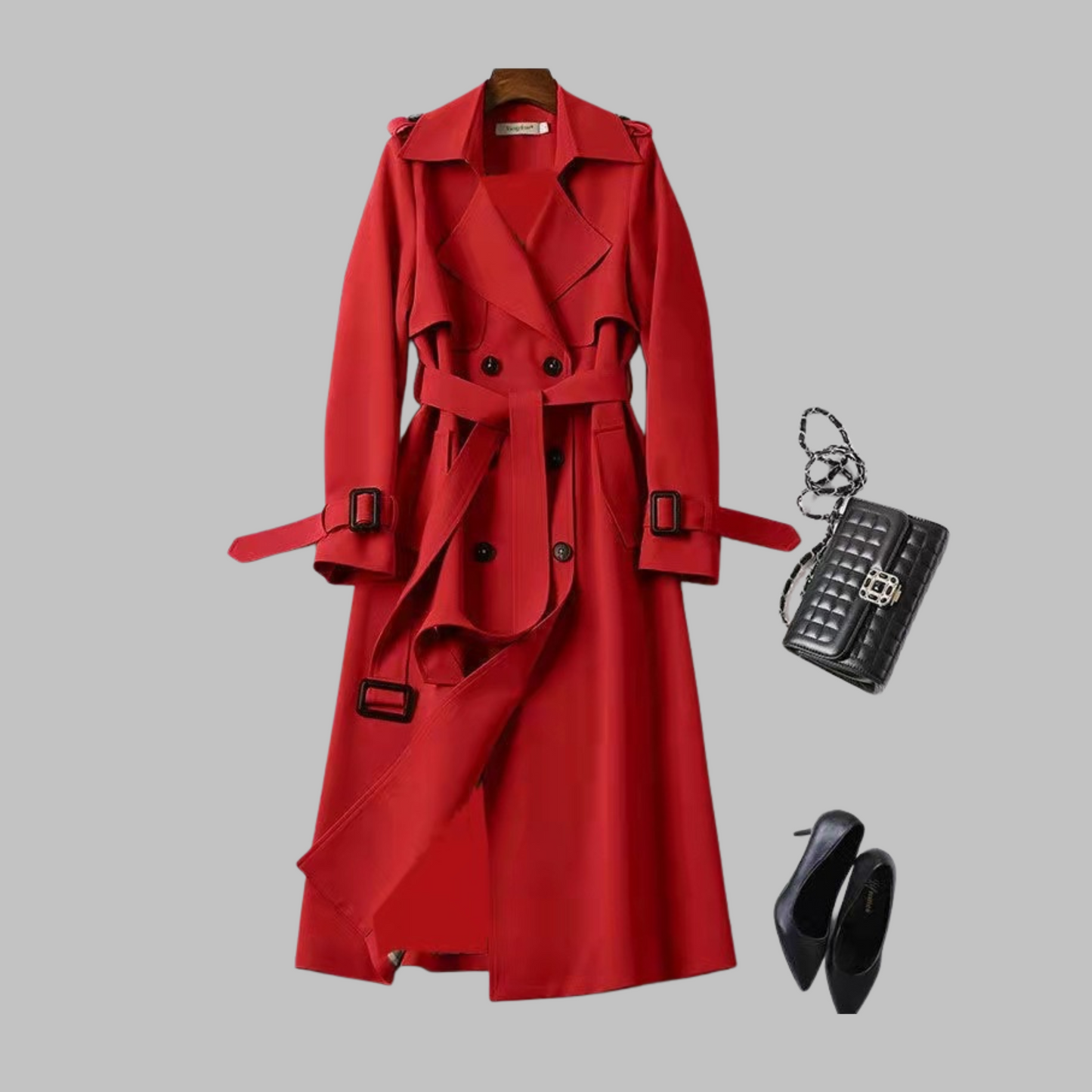 Tia | Knee-Length Loose Coat
