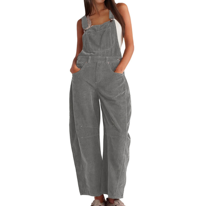 Ethel | Stylish Barrel Wide Leg Overall Jumpsuit