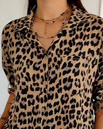 Susan | Leopard Print Blouse
