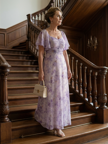 Vaelis | Midi Dress with Flared Sleeves