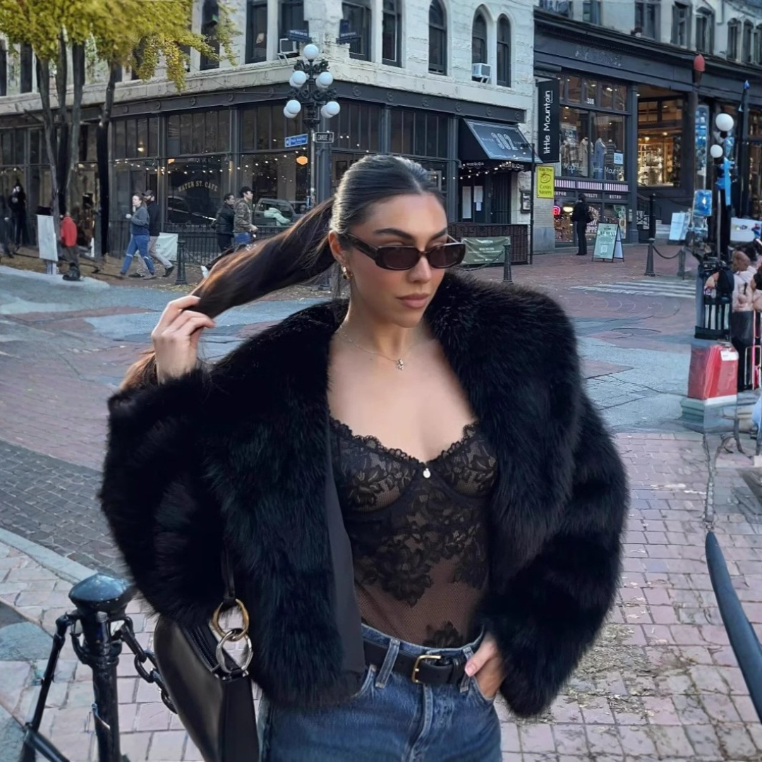 Celestia | Faux Fur Loose Coat