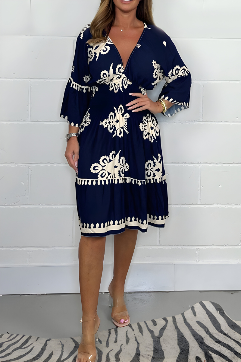 Lisa | Flattering Knee Length Dress