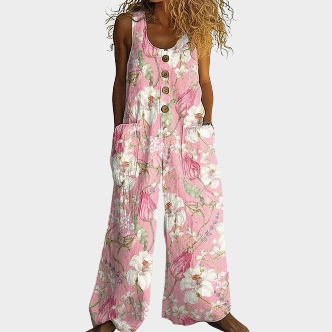 Orla | Tapestry Print Casual Jumpsuit