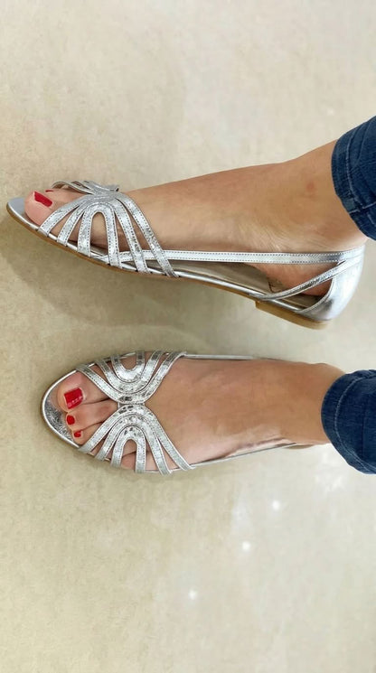 Éléonore™ | Golden Summer Light Sandals
