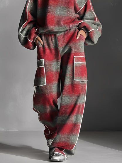 Nora | Plaid Street Pantsuit