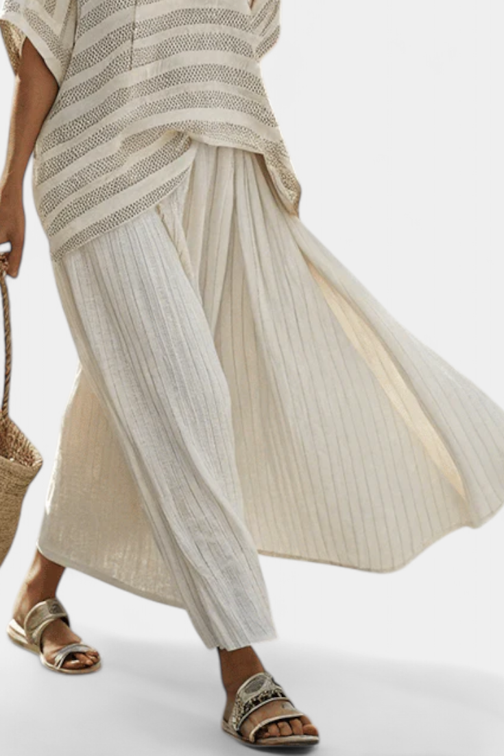Westlyn | Striped Bamboo Set