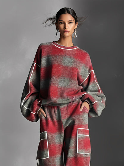 Nora | Plaid Street Pantsuit