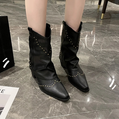 Sierra | Studded Western Boots