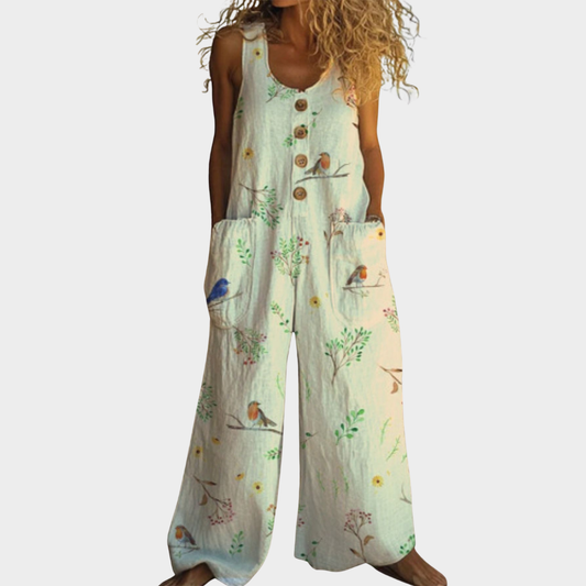 Arabella | Printed Fluid Jumpsuit