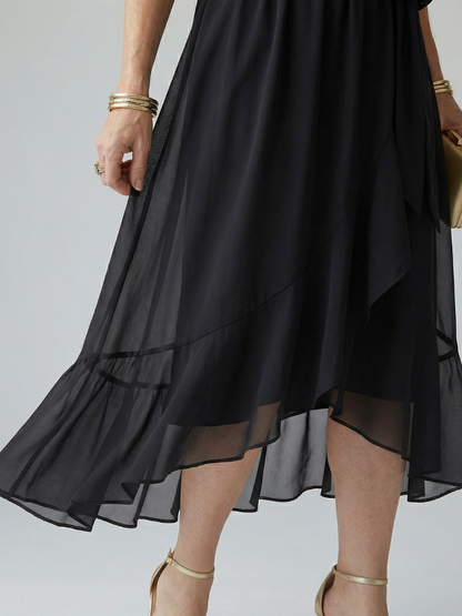 Elric | Lightweight Midi Dress with Draping