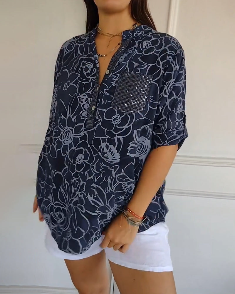 Cassie | Floral Print Blouse